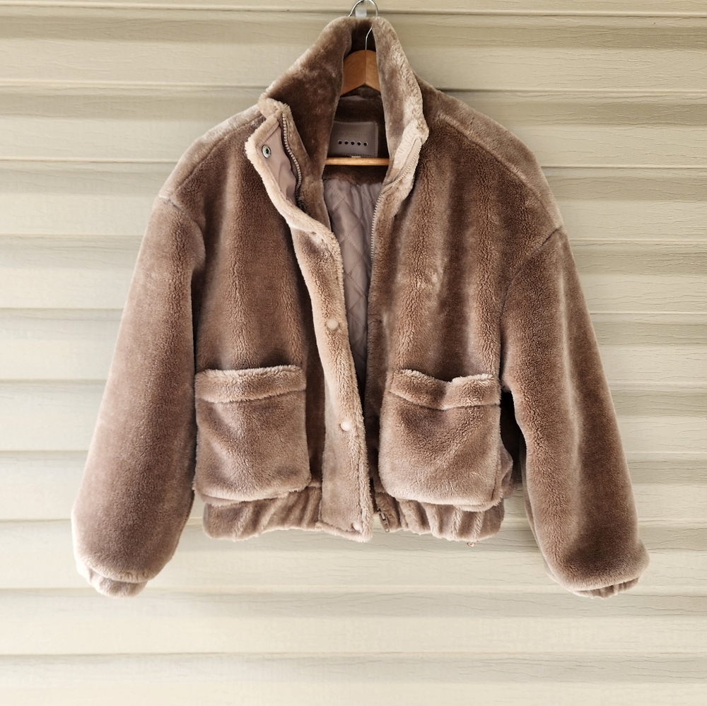 Blanknyc Bicoastal teddy jacket size XS - Picture 14 of 15